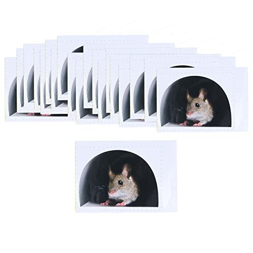 Mouse Hole Wall Decals, 3D Cute Safe Mouse Hole Wall Decor Easy Remo